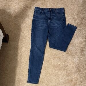 American Eagle Outfitters Dark Blue Skinny Jeans